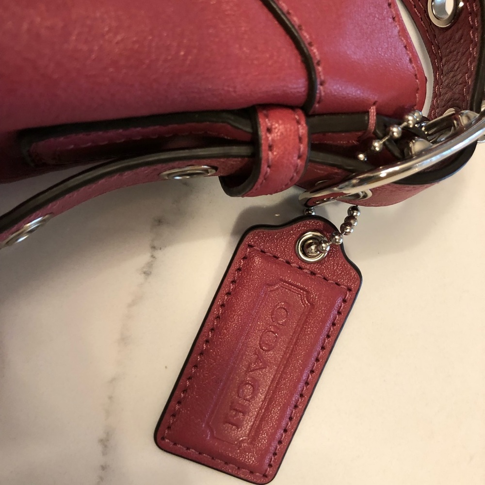 Coach Original Ashley Rose Pink Shoulder Bag C-1220-F15512 - Picture 7 of 9